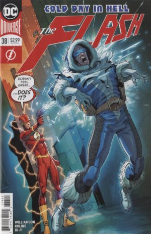 couverture, jaquette Flash 38  - A Cold Day in Hell - FinaleIssues V5 (2016 - 2020) - Rebirth (DC Comics) Comics