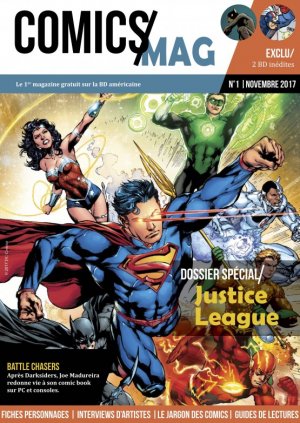 couverture, jaquette Comics Mag 1  - Justice LeagueMagazine (2017 - Ongoing) (Edité par l'auteur) Magazine
