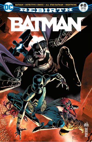 couverture, jaquette Batman Rebirth 8  - La Ligue des Ombres est à Gotham !Kiosque V1 (2017 - En cours) (Urban Comics) Comics