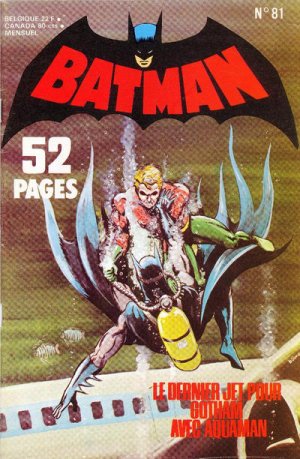 couverture, jaquette Batman 81  - Le dernier jet pour GothamKiosque (1972 - 1980) (Interpresse) Comics