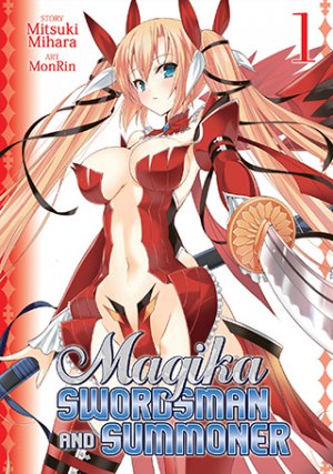 couverture, jaquette Magika no Kenshi to Shoukan Maou 1  (Seven Seas) Manga