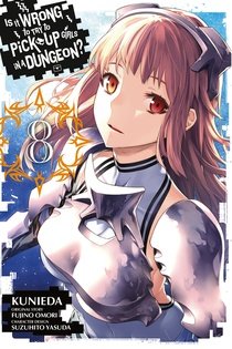 couverture, jaquette DanMachi - La Légende des Familias 8  (Yen Press) Manga