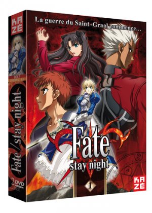 couverture, jaquette Fate/Stay night 1 Coffrets DVD (Kaze) Série TV animée