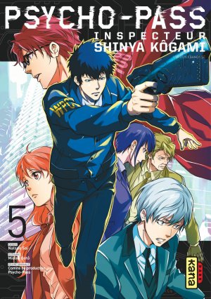 couverture, jaquette Psycho-Pass, Inspecteur Shinya Kôgami 5  (kana) Manga