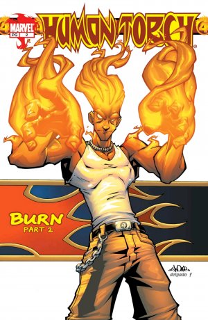 couverture, jaquette Human Torch 2  - Burn, Part 2Issue V1 (2003-2004) (Marvel) Comics