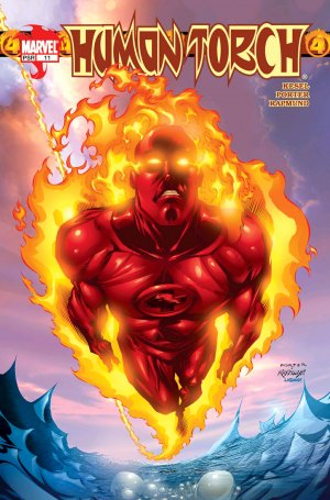 couverture, jaquette Human Torch 11  - Fire On The WaterIssue V1 (2003-2004) (Marvel) Comics