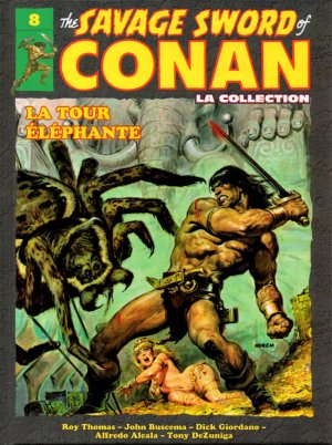 The Savage Sword of Conan # 8 TPB hardcover (cartonnée)