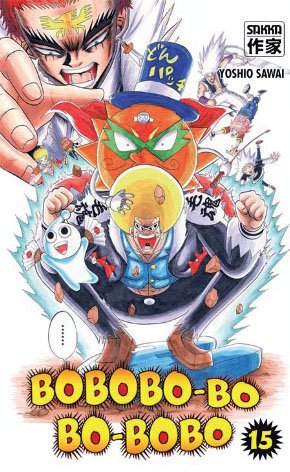 couverture, jaquette Bobobo-Bo Bo-Bobo 15  (casterman manga) Manga
