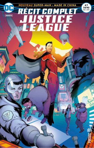 couverture, jaquette Recit Complet Justice League 7  - Le nouveau surhomme Made in China !Kiosque V1 (2017 - En cours) (Urban Comics) Comics