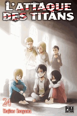 couverture, jaquette L'Attaque des Titans 24  (Pika) Manga