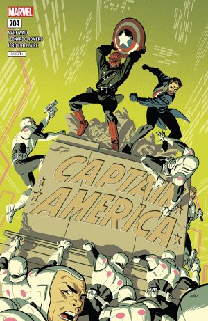 couverture, jaquette Captain America 704 Issues V1 Suite (2017 - 2018) (Marvel) Comics