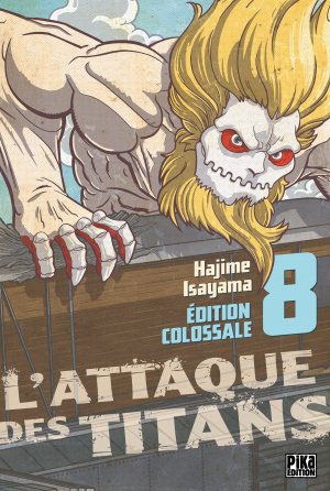 couverture, jaquette L'Attaque des Titans 8 Colossale (pika) Manga