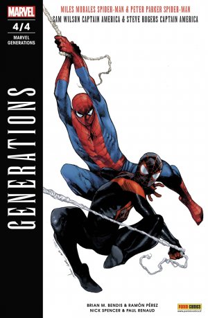 Generations - Miles Morales Spider-Man And Peter Parker Spider-Man # 4 Kiosque (2018)