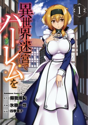 couverture, jaquette Harem in the Fantasy World Dungeon 1  (Kadokawa) Manga