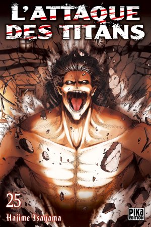 couverture, jaquette L'Attaque des Titans 25  (Pika) Manga