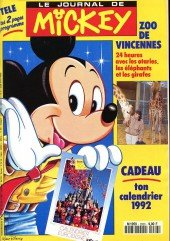 couverture, jaquette Le journal de Mickey 2063  - Zoo de Vincenne (Disney) Magazine
