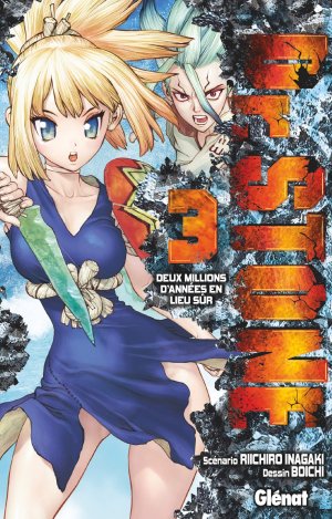 couverture, jaquette Dr. STONE 3  (Glénat Manga) Manga