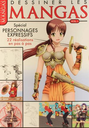 couverture, jaquette Dessiner les Mangas 3  (Editions ESI) Méthode
