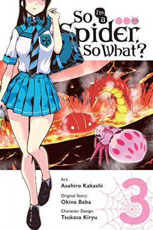 couverture, jaquette So I'm a spider, so what ? 3  (Yen Press) Manga
