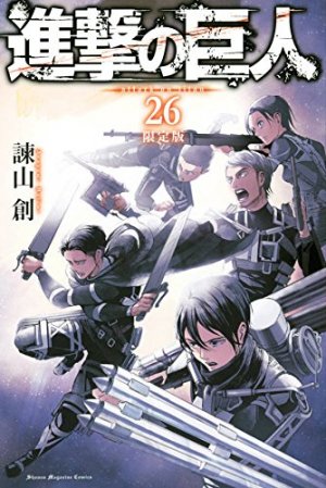 couverture, jaquette L'Attaque des Titans 26 Limitée (Kodansha) Manga