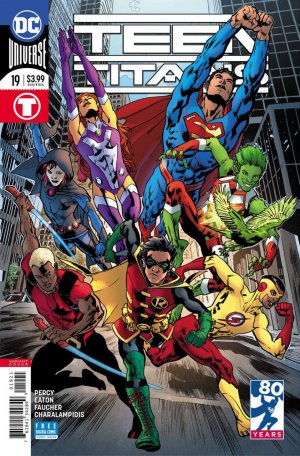 Teen Titans 19 - 80 Years of Superman Variant Cover