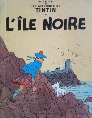 couverture, jaquette Tintin (Les aventures de) 4  - L'ile noireOriginale (casterman bd) BD