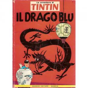 couverture, jaquette Tintin (Les aventures de) 3  - il drago blu (Gandus editore) BD