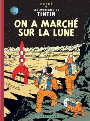 couverture, jaquette Tintin (Les aventures de) 11  - On a marché sur la luneOriginale (casterman bd) BD