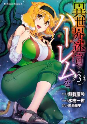 couverture, jaquette Harem in the Fantasy World Dungeon 3  (Kadokawa) Manga