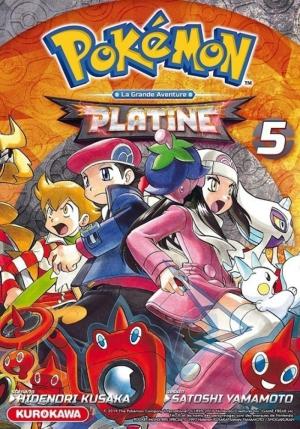 couverture, jaquette Pokémon 5 Diamant, Perle et Platine (Kurokawa) Manga
