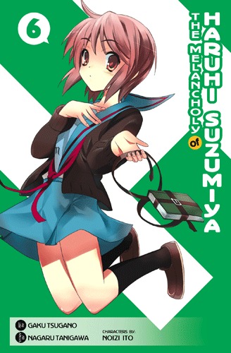 couverture, jaquette La Mélancolie de Haruhi Suzumiya 6 Américaine (Yen Press) Manga