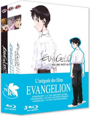 couverture, jaquette Coffret Evangelion 1.11, 2.22 et 3.33  Pack 3 films (Dybex) Produit spécial