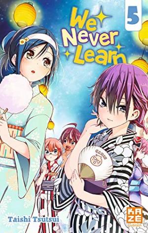 couverture, jaquette We never learn 5  (kazé manga) Manga