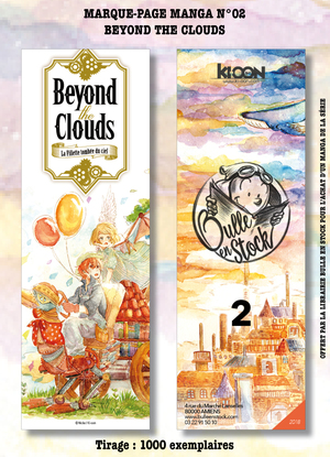 couverture, jaquette Marque-pages Manga Luxe Bulle en Stock 2  - n°02 Beyond the Clouds (Bulle en stock) Produit dérivé
