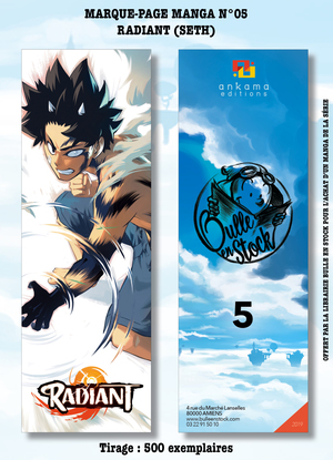 Marque-pages Manga Luxe Bulle en Stock 5 - n°05 Seth de Radiant