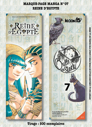 couverture, jaquette Marque-pages Manga Luxe Bulle en Stock 7  - n°07 Reine d'Egypte (Bulle en stock) Produit dérivé
