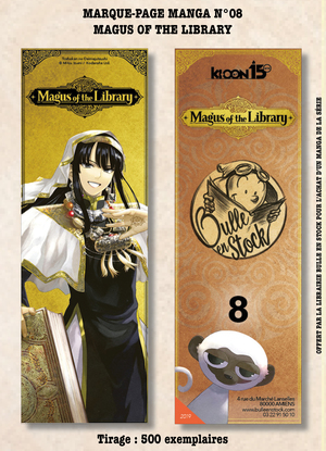 couverture, jaquette Marque-pages Manga Luxe Bulle en Stock 8  - n°08 Magus of the Library (Bulle en stock) Produit dérivé