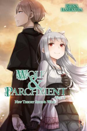couverture, jaquette Wolf and parchment 3  (Yen On) Light novel