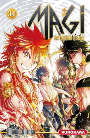 couverture, jaquette Magi - The Labyrinth of Magic 34  (Kurokawa) Manga