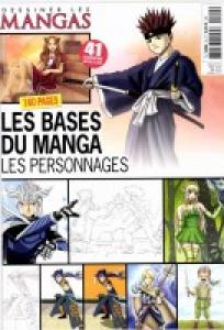 couverture, jaquette Dessiner les Mangas 24  - Les bases du mangas les personnages (Editions ESI) Méthode