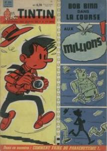 Tintin : Journal Des Jeunes De 7 A 77 Ans 656 - Bob Binn dans la course aux millions