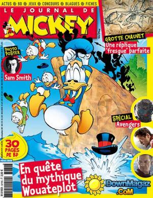 couverture, jaquette Le journal de Mickey 3279  - en quête du mythique wouateplot (Disney) Magazine