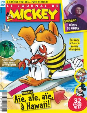 couverture, jaquette Le journal de Mickey 3508  - aïe, aïe, aïe, à hawaii ! (Disney) Magazine