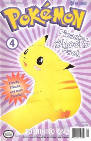 couverture, jaquette Pokémon - Pikachu shocks back 4  (Viz media) Manga