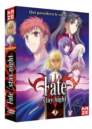 couverture, jaquette Fate/Stay night 3 Coffrets DVD (Kaze) Série TV animée