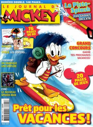 couverture, jaquette Le journal de Mickey 3132  - Prêt pour les vacances (Disney) Magazine