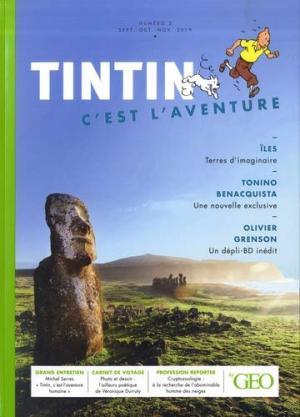 couverture, jaquette Tintin c'est l'aventure 2  - Numéro 2 (Editions Moulinsart) Magazine