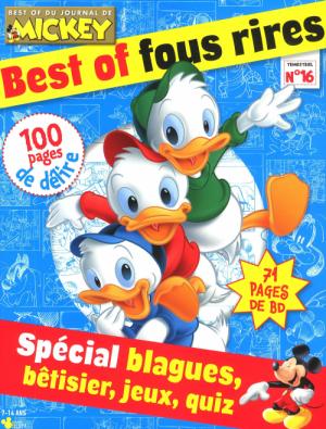 couverture, jaquette Le journal de Mickey 16  - best of fous riresHors série (Disney) Magazine