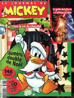 couverture, jaquette Le journal de Mickey 3313  - visite gourmande chez le roi du chocolat (Disney) Magazine