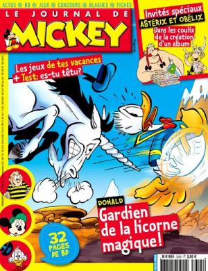 couverture, jaquette Le journal de Mickey 3305  - gardien de la licorne magique (Disney) Magazine